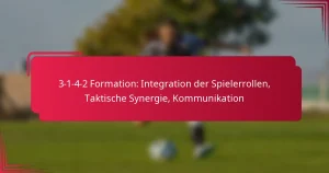 Read more about the article 3-1-4-2 Formation: Integration der Spielerrollen, Taktische Synergie, Kommunikation