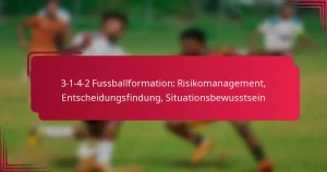 Read more about the article 3-1-4-2 Fussballformation: Risikomanagement, Entscheidungsfindung, Situationsbewusstsein