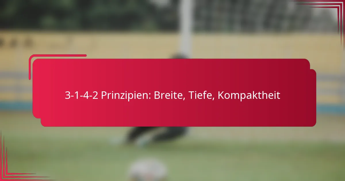 You are currently viewing 3-1-4-2 Prinzipien: Breite, Tiefe, Kompaktheit