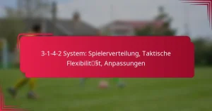 Read more about the article 3-1-4-2 System: Spielerverteilung, Taktische Flexibilität, Anpassungen