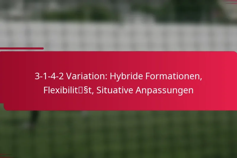 3-1-4-2 Variation: Hybride Formationen, Flexibilität, Situative Anpassungen