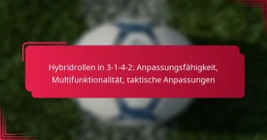 Read more about the article Hybridrollen in 3-1-4-2: Anpassungsfähigkeit, Multifunktionalität, taktische Anpassungen