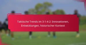 Read more about the article Taktische Trends im 3-1-4-2: Innovationen, Entwicklungen, historischer Kontext